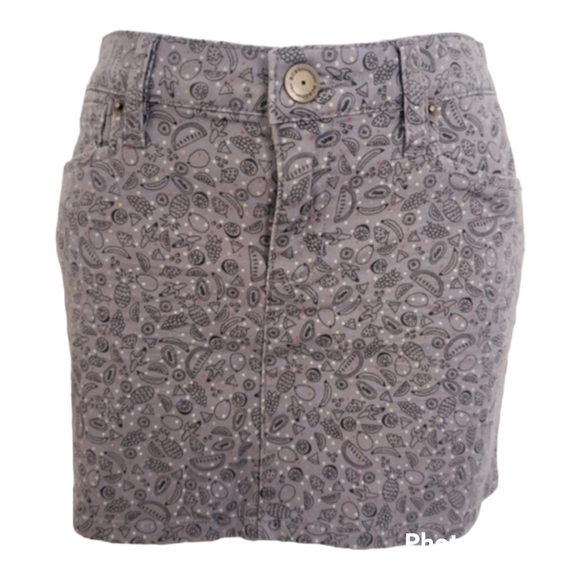 2/$20 BCBG Generation Denim Skirt, Gray Skirt - Picture 4 of 13